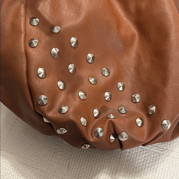 Brown Studded Handbag - Picture 5 of 6
